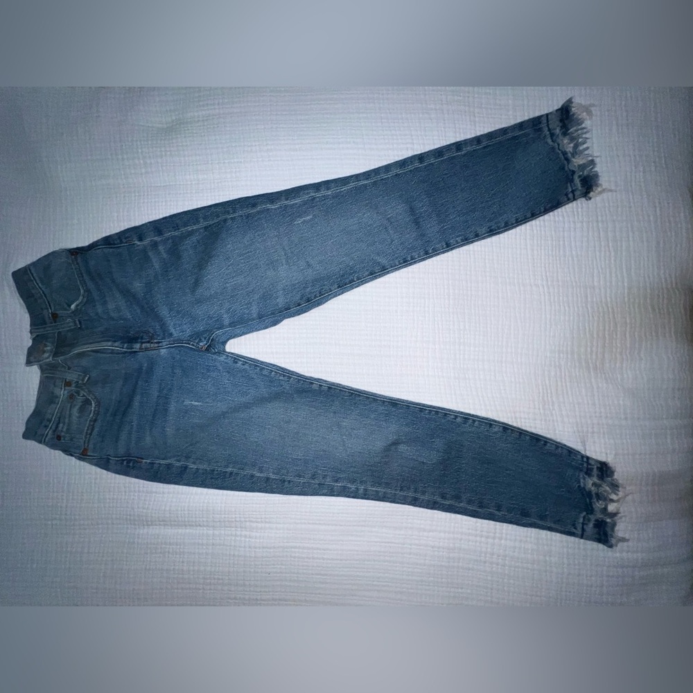 Madewell high rise slim boyjean